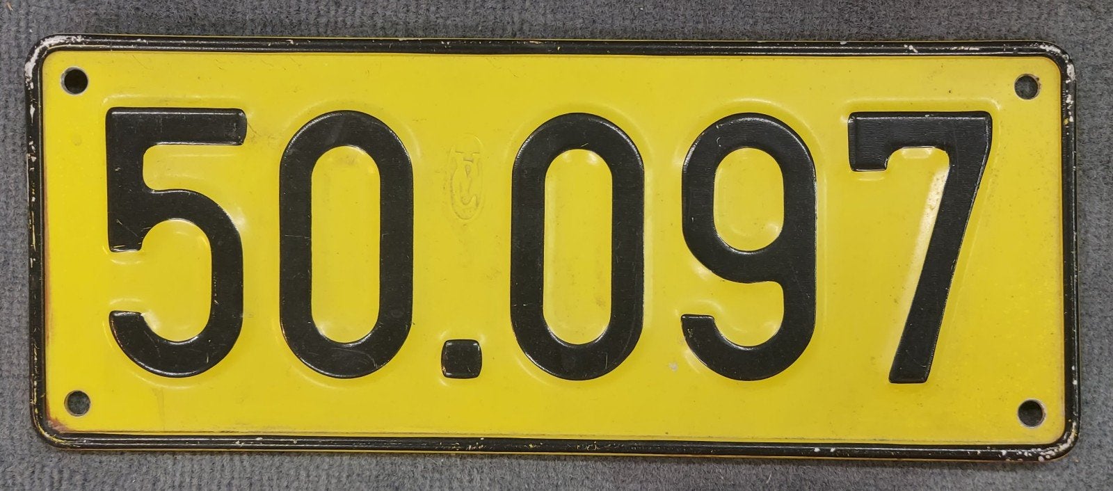 ultra rare plaque essai moto, Enlèvement ou Envoi