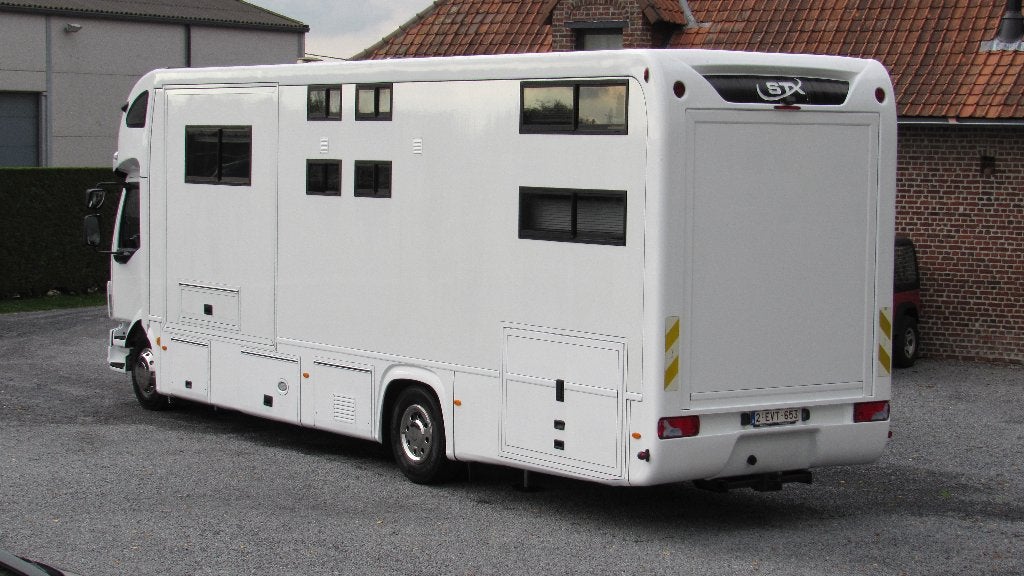 Camping car STX  Volvo FL 290, Caravans en Kamperen, Chemisch toilet, Alkoof, Vloeistofverwarming, 9 tot 10 meter