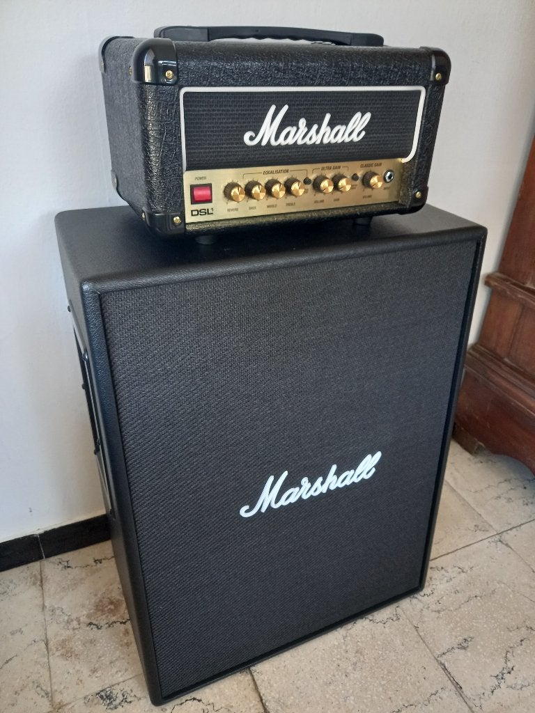 Neufs: Ampli Guitare Marshall DSL1HR à lampes + cabinet 212, Musique & Instruments, Enlèvement, Neuf, Guitare