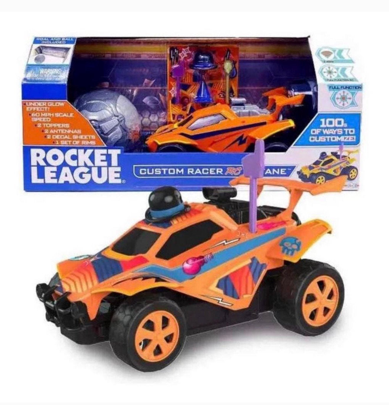 Rocket League Custom Racer RC Car Octane Voiture contrôlable, Enlèvement ou Envoi, Neuf, Télécommande