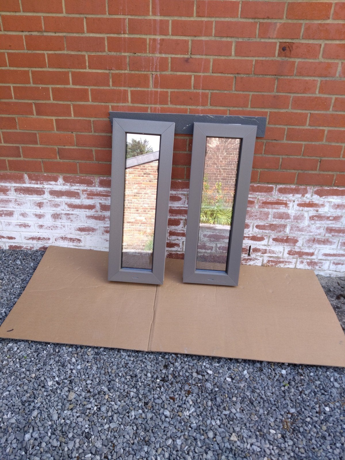 Châssis PVC double vitrage, Bricolage & Construction, Vitres, Châssis & Fenêtres, Enlèvement, Double vitrage