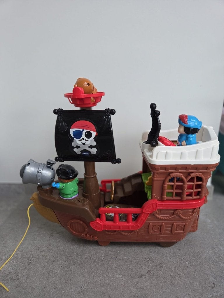 Piratenboot V tech, Ophalen, Zo goed als nieuw