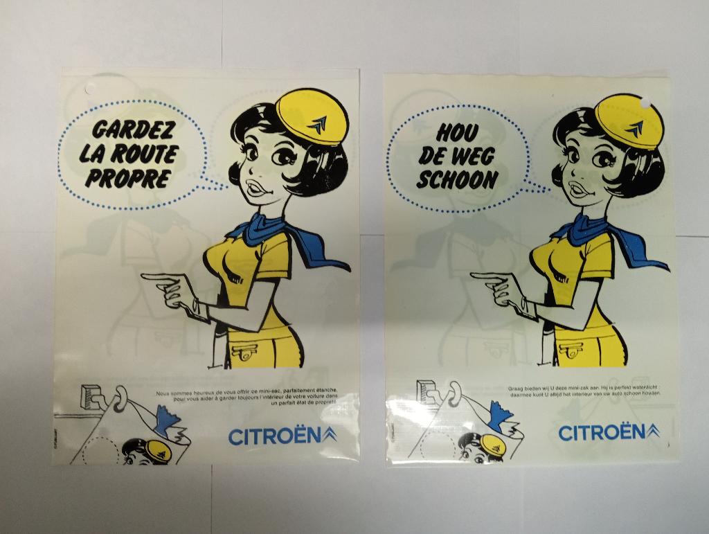 Kleine vintage Citroën reclametas uit 1970., Ophalen, Nieuw, Verpakking