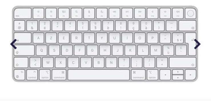 Apple Magic Keyboard met Touch ID azerty 2021 Lightning, Computers en Software, Toetsenborden, Ophalen of Verzenden, Azerty, Zo goed als nieuw