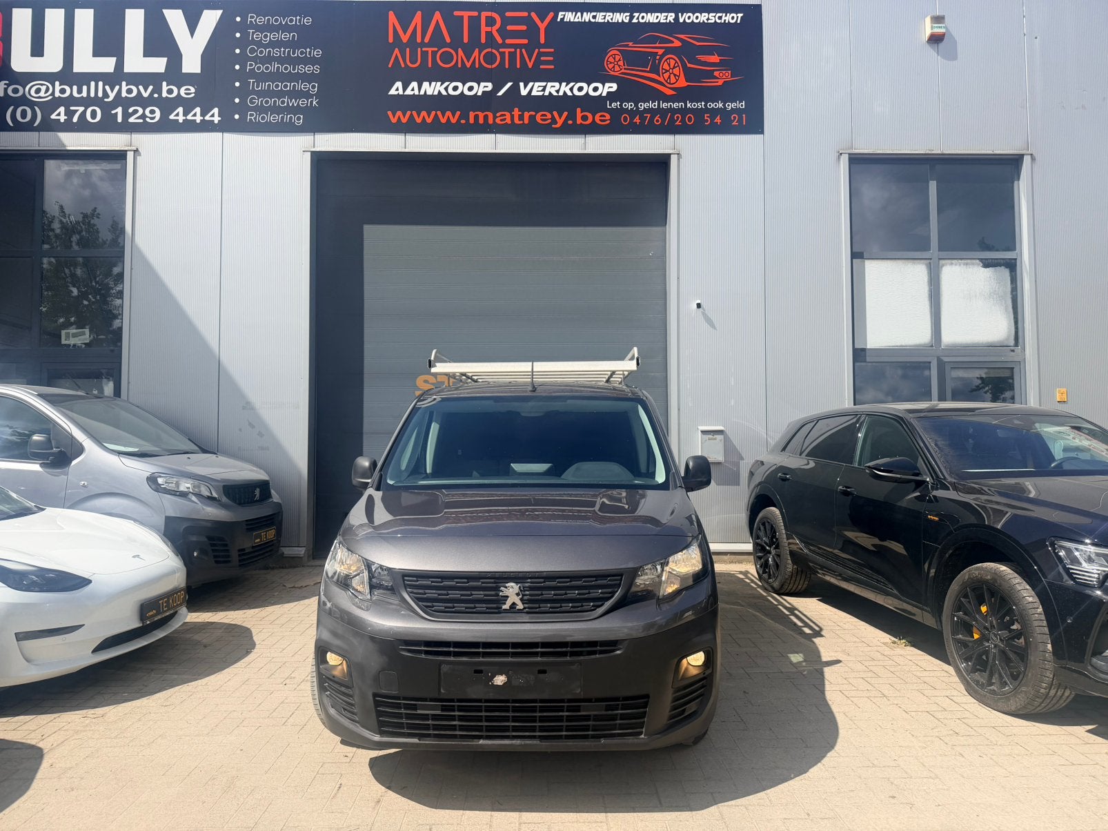 Peugeot partner L2 XL 3Zit BTW, Autos, Camionnettes & Utilitaires, Argent ou Gris, Euro 6, Entreprise, Boîte manuelle