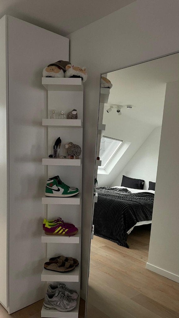 IKEA LACK wandrek/kast – wit – 30x190 cm, Ophalen, Zo goed als nieuw, Minder dan 150 cm, 150 tot 200 cm