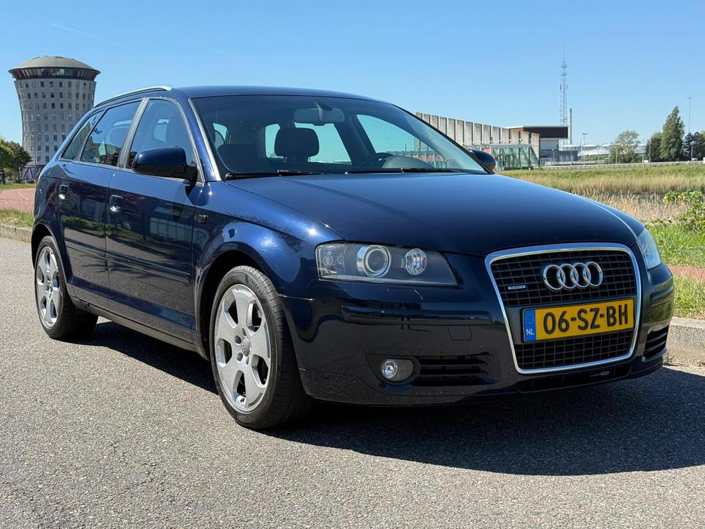 Audi a3 3.2 quattro DSG, Auto's, Audi, Automaat, Blauw, USB, Leder