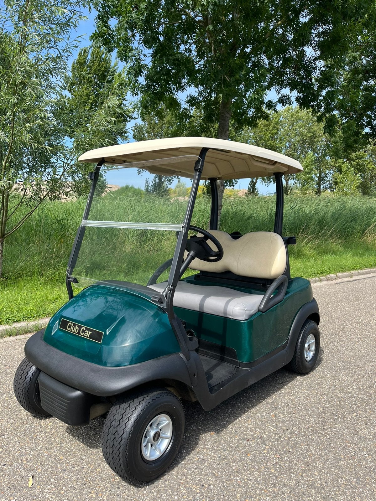 Electrische golfkar clubcar rijdt heerlijk perfecte batterij, Sport en Fitness, Golf, Zo goed als nieuw, Golfkar, Ophalen