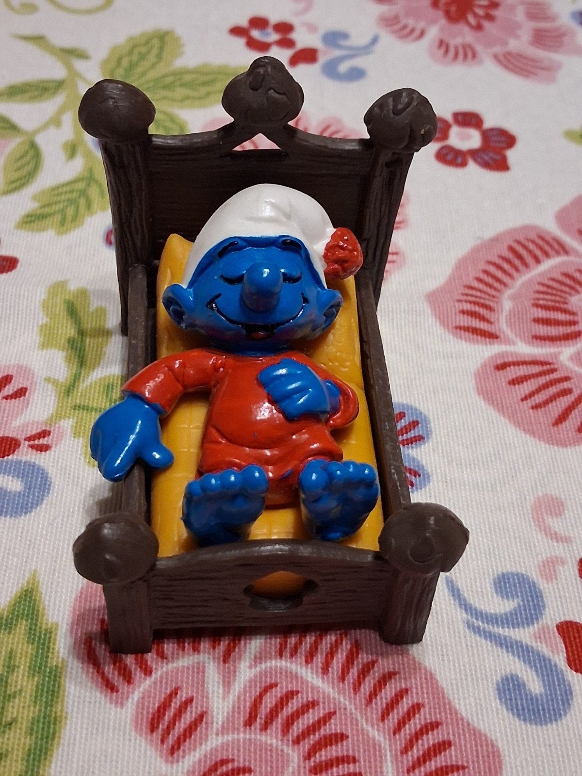 smurf in bed, Verzamelen, Ophalen of Verzenden