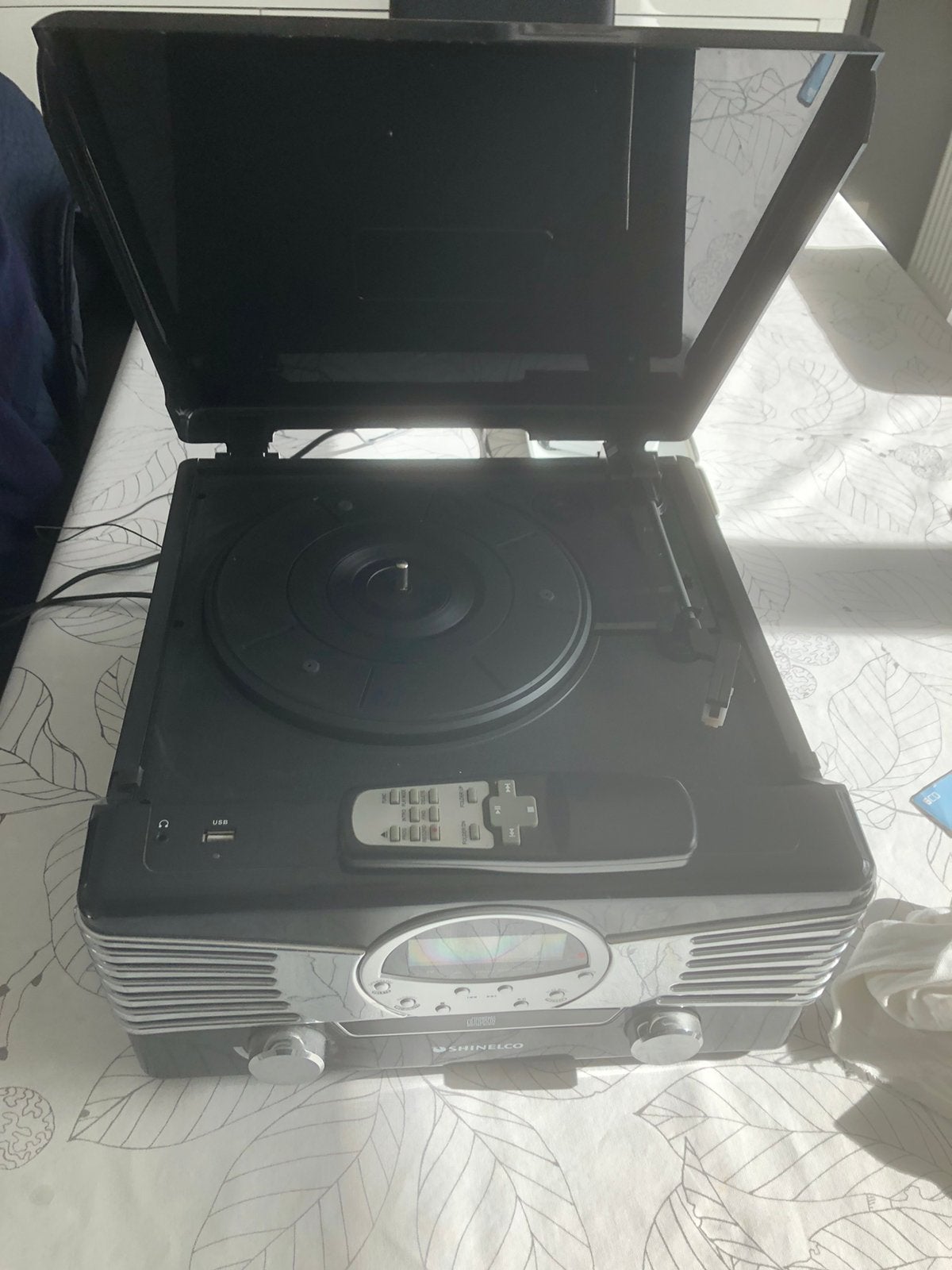 Retro muziekinstalatie, Zo goed als nieuw, USB-aansluiting, Platenspeler, Ophalen