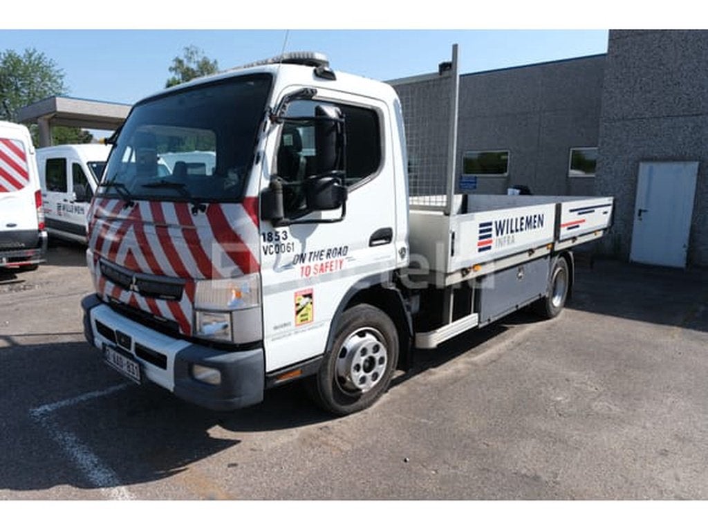 Camion plateau ridelle Fuso Canter (2021-76.149 km)(VIN: TYB, Autos, Autres marques, Achat, Entreprise, Autres carburants