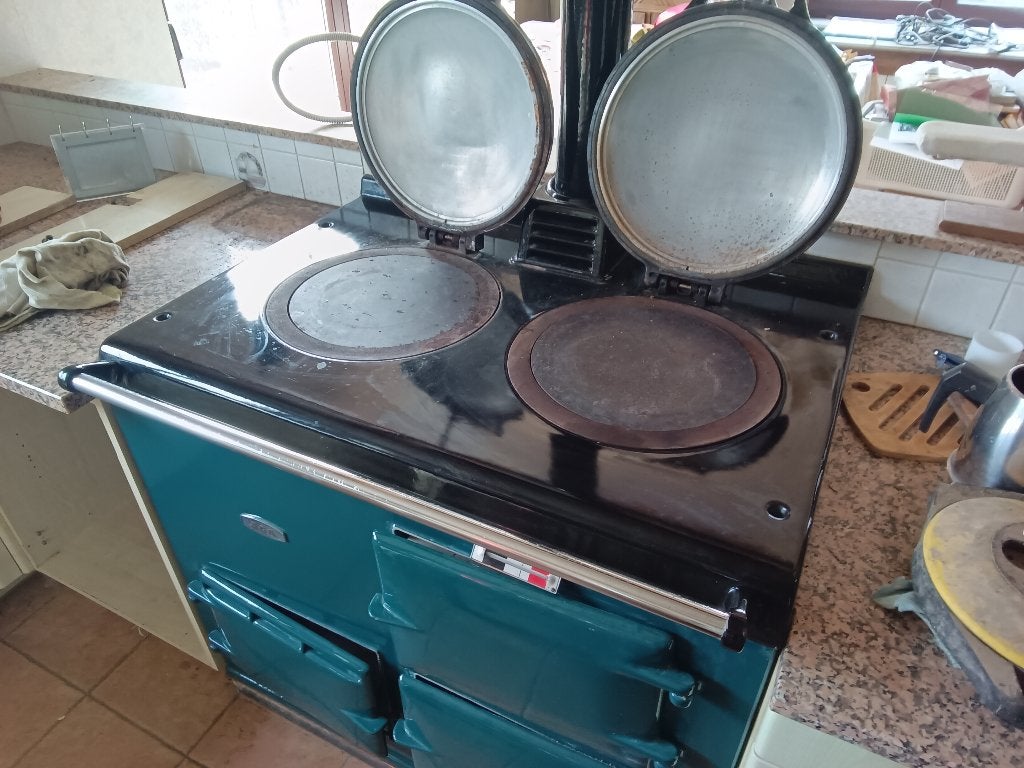 Poêle Aga, Enlèvement, Utilisé