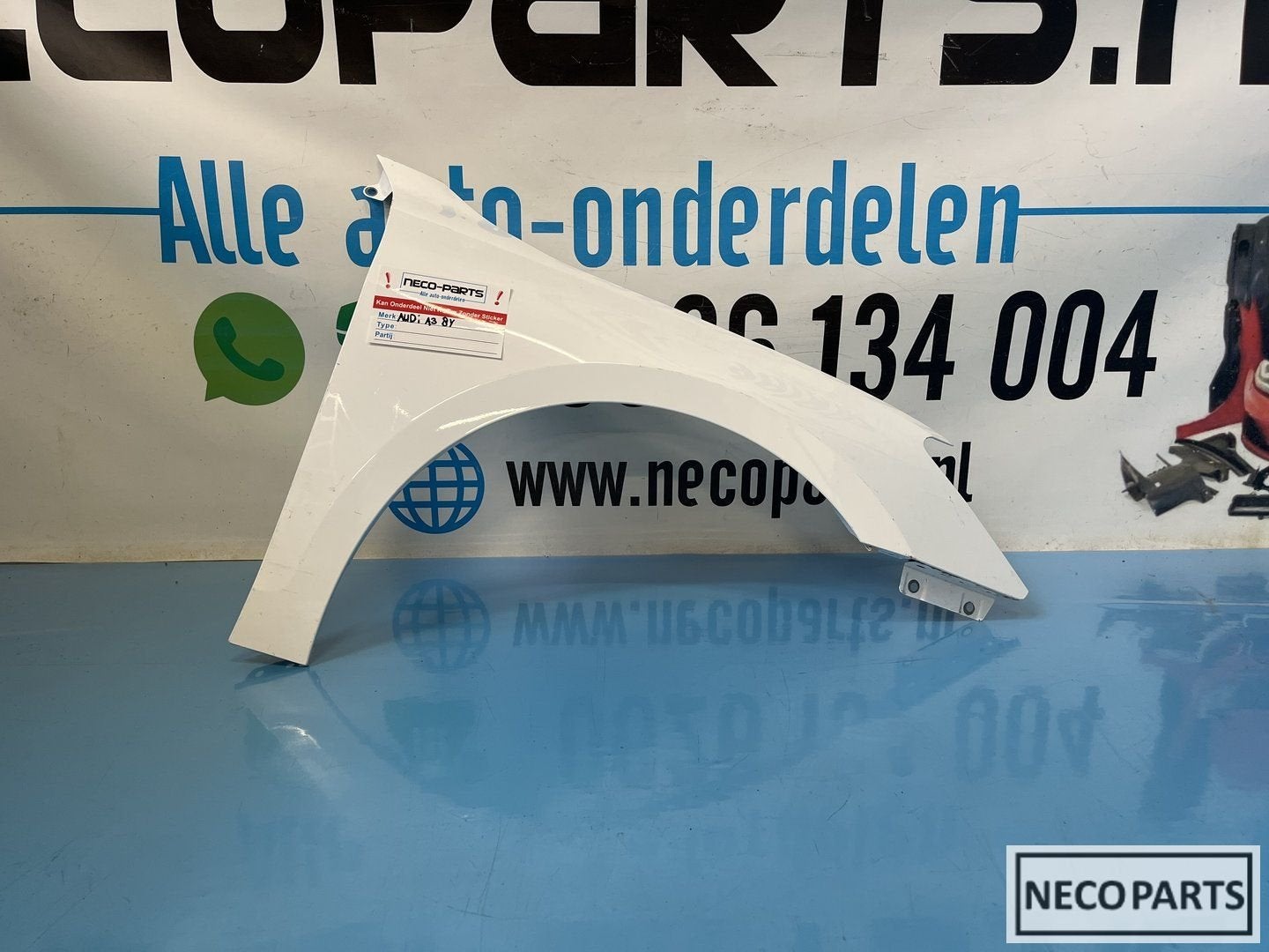 AUDI A3 8Y ZIJSCHERM SPATBORD ORIGINEEL, Gebruikt, -, -, Spatbord