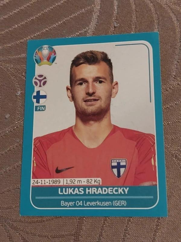Panini / Sticker / Lukas Hradecky / Finland / Euro 2020, Verzamelen, Ophalen of Verzenden, Nieuw, Poster, Plaatje of Sticker