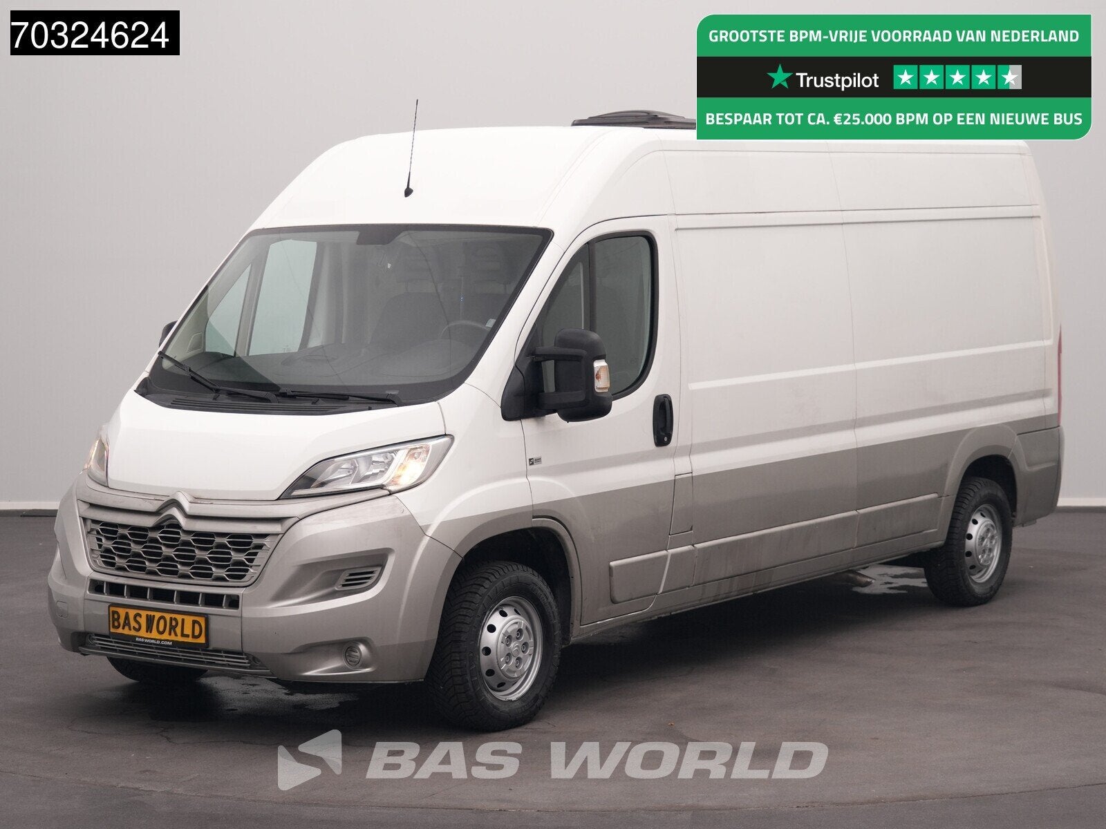 Citroën Jumper 110pk L3H2 Airco Cruise Parkeersensoren Euro, Auto's, Stof, Gebruikt, Euro 6, 4 cilinders