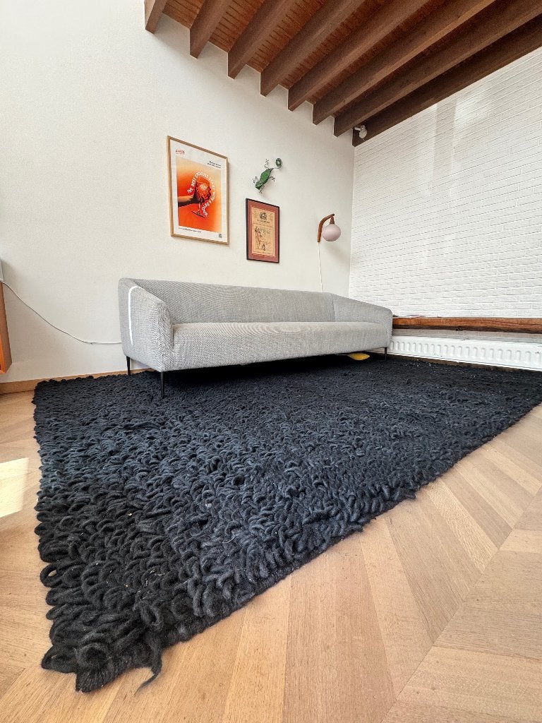 GRATIS Tapijt Dutch Carpets, Ophalen, Gebruikt, Zwart, 200 cm of meer