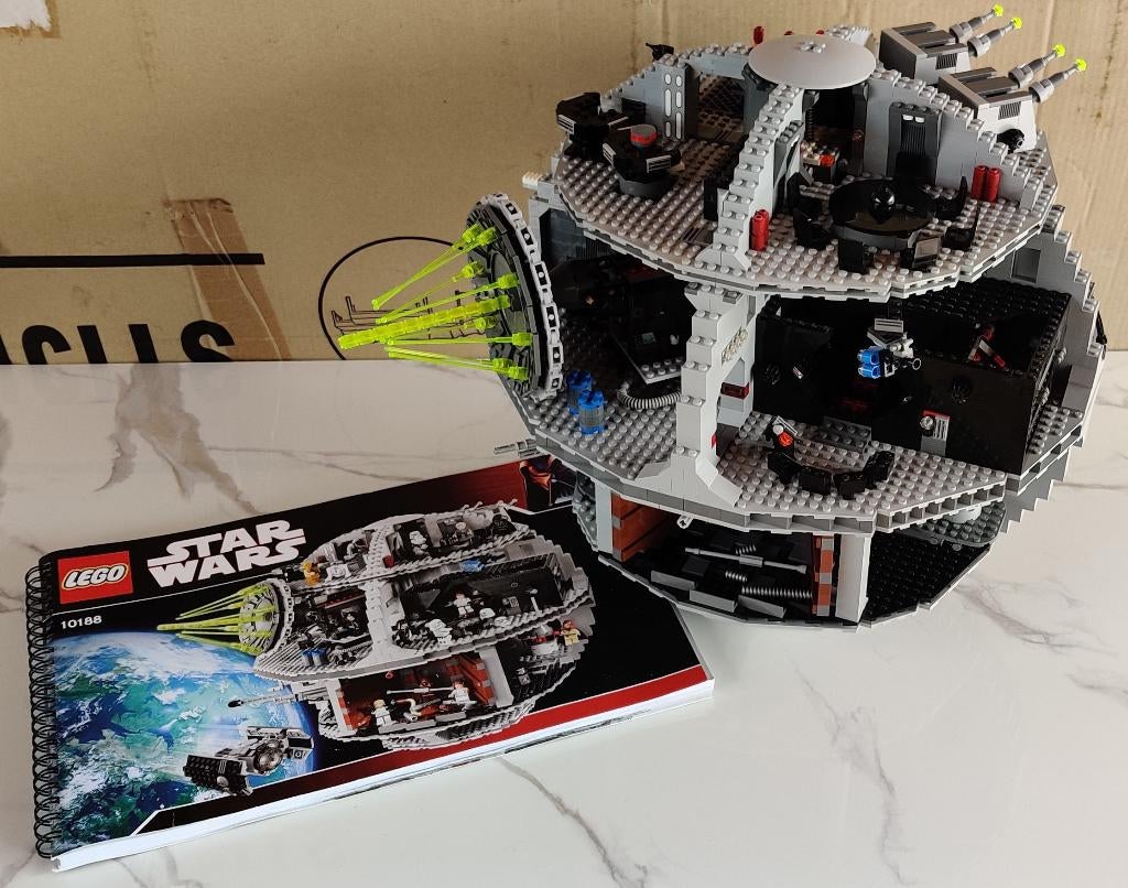 10188 LEGO Star Wars - Death Star, Kinderen en Baby's, Speelgoed | Duplo en Lego, Gebruikt, Lego, Complete set, Ophalen of Verzenden