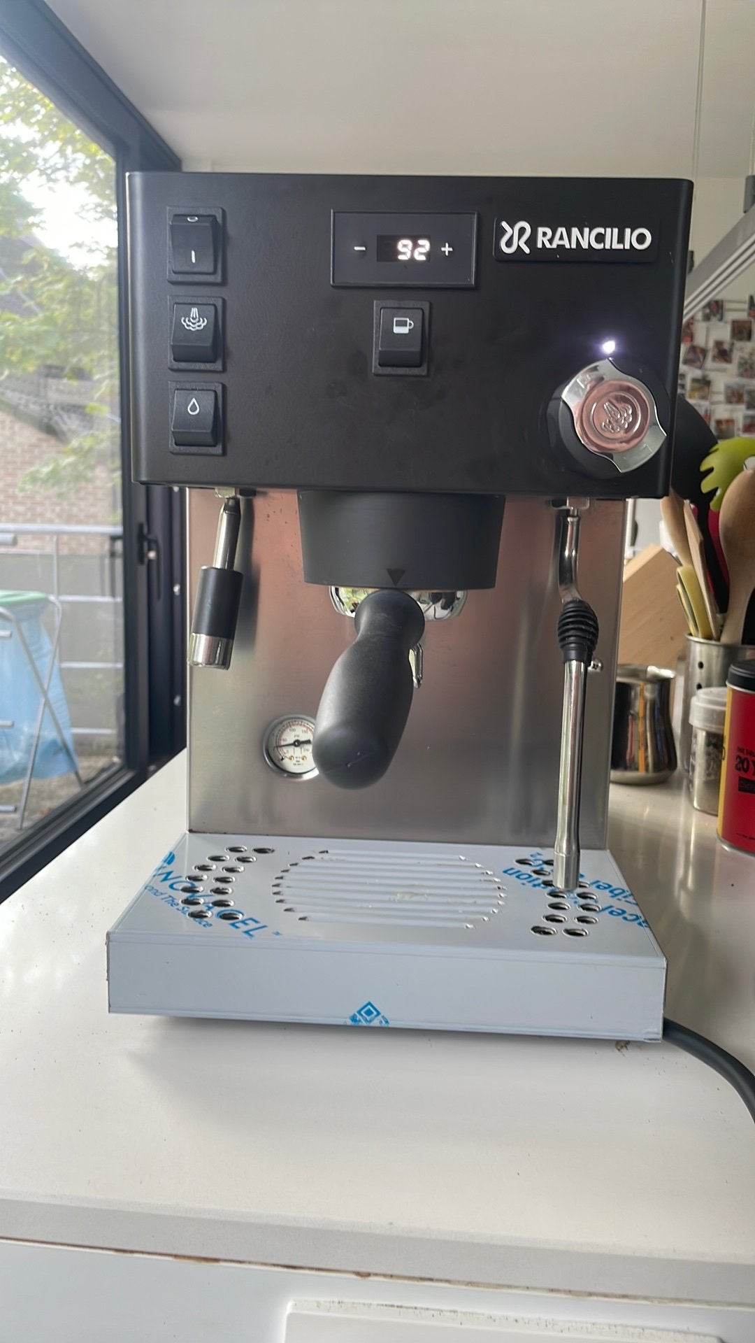 Rancilio Silvia Pro X Black, Elektronische apparatuur, Ophalen, Espresso apparaat, Gemalen koffie, Zo goed als nieuw