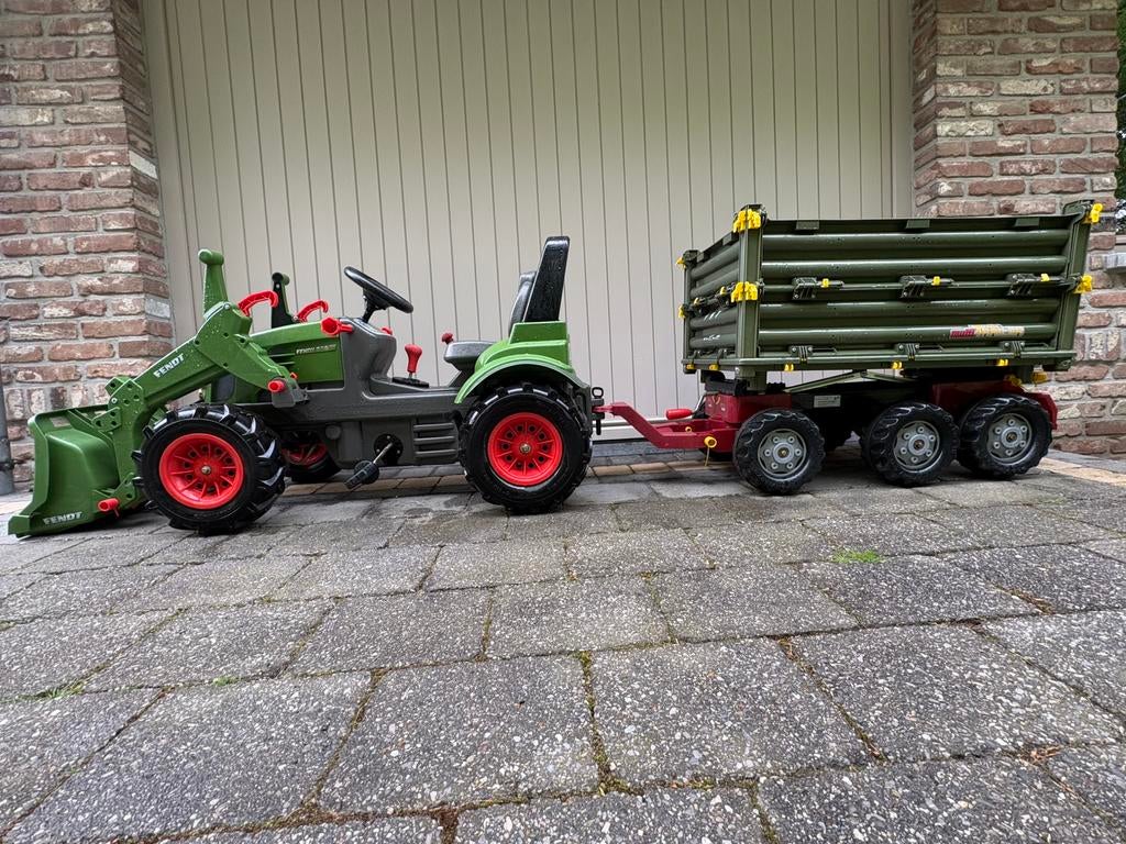 tractor Fendt frontlader versnellingen rem luchtbanden kar, Ophalen of Verzenden, Gebruikt, Trapvoertuig