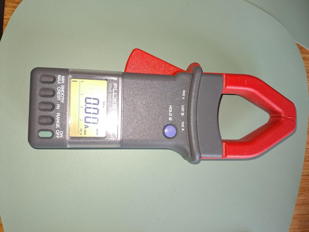 Fluke 33 rms klem, Ophalen