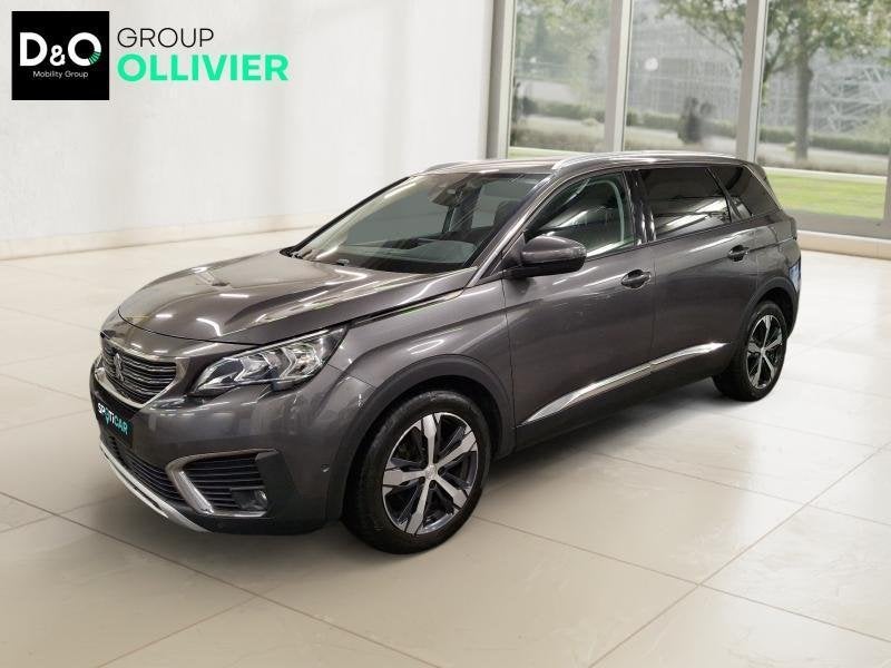 Peugeot 5008 Allure - Leer - 7Plaats - Automaat, Argent ou Gris, Achat, Euro 6, https://public.car-pass.be/vhr/f944c8f0-a748-4e4b-8961-208f5ce851c6