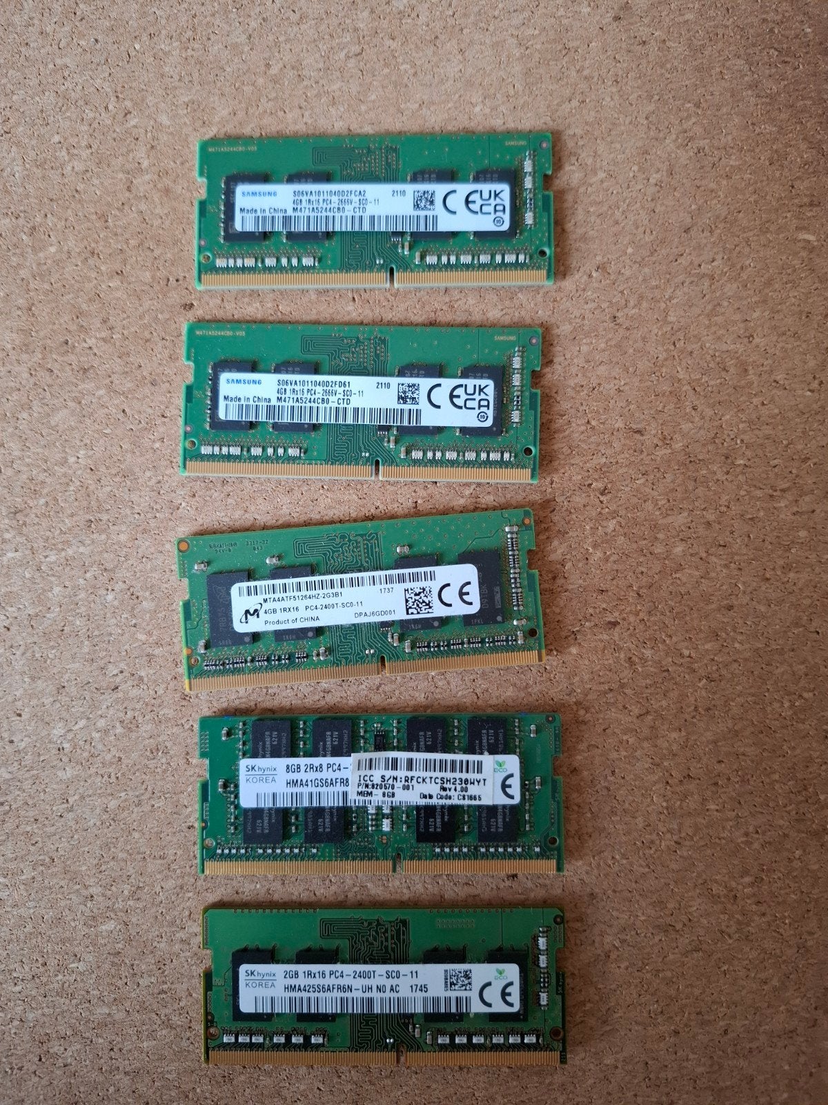Laptop geheugen DDR4 4GB, 8GB, 2GB, Computers en Software, RAM geheugen, Ophalen of Verzenden, Zo goed als nieuw, DDR4, Laptop