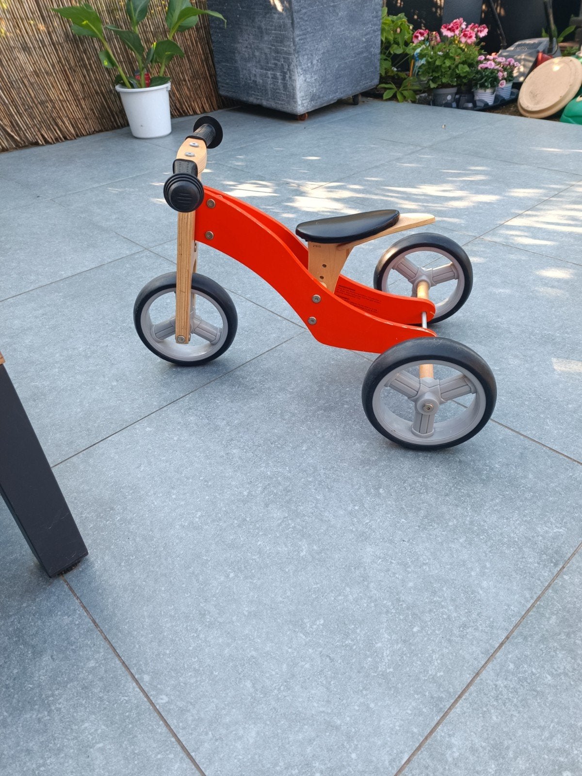 Draisienne tricycle, Enlèvement