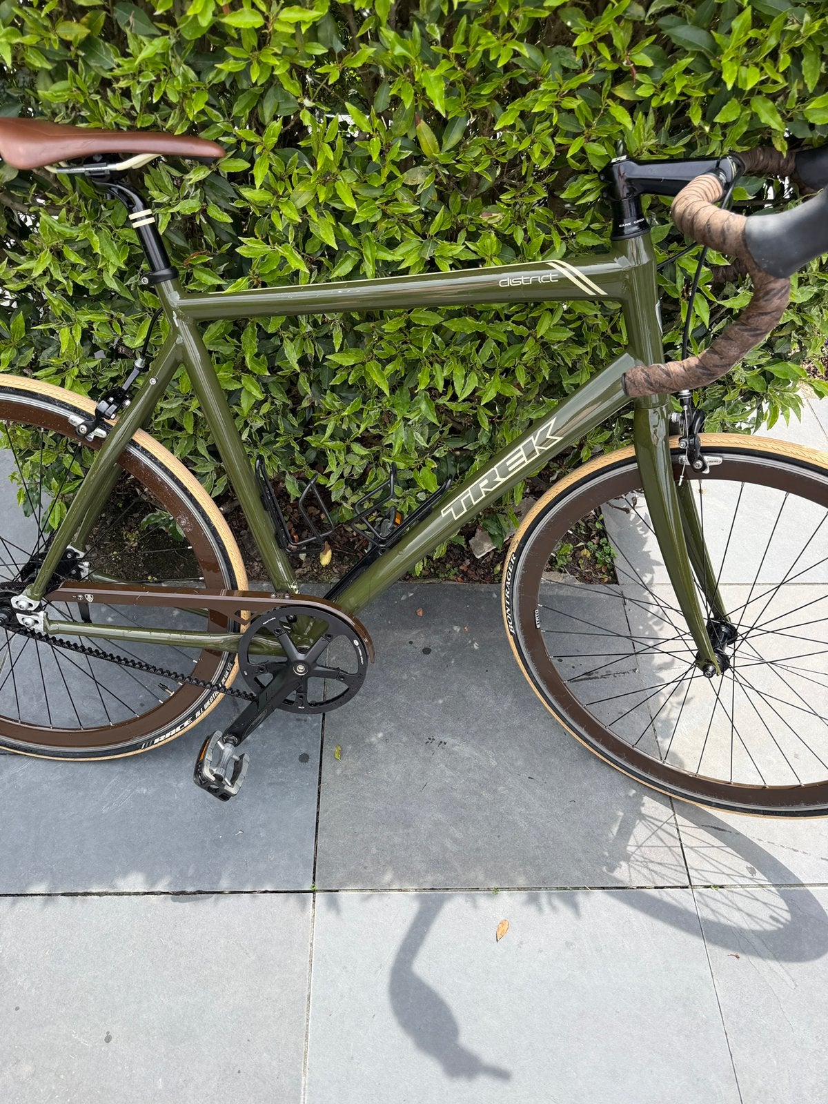 Trek district Vintage met riem, Fietsen en Brommers, Ophalen, Zo goed als nieuw