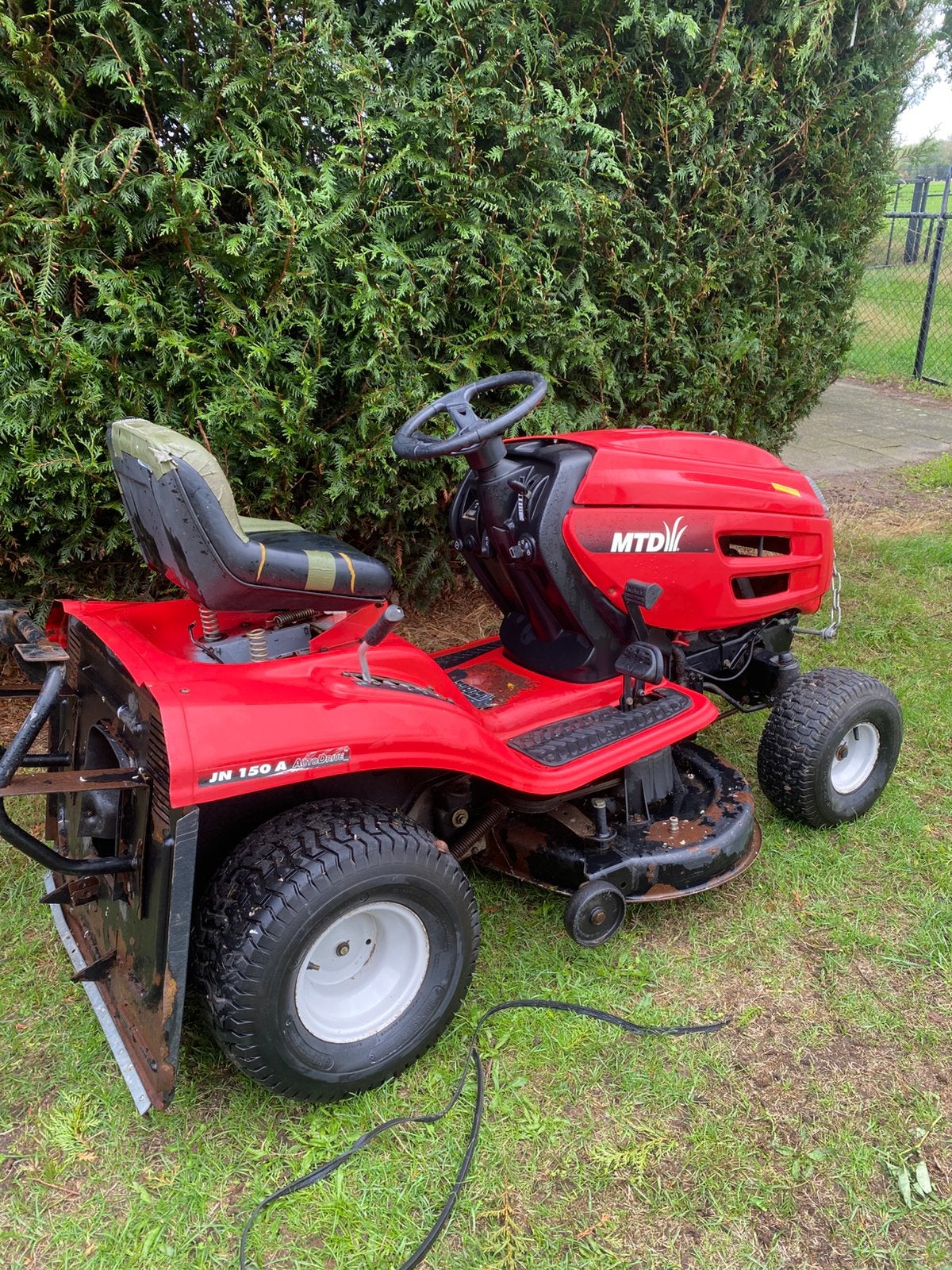 MTD JN 150 A Autodrive Zitmaaier lichte opknapper!, Enlèvement, Utilisé, Démarrage électrique, 90 à 120 cm