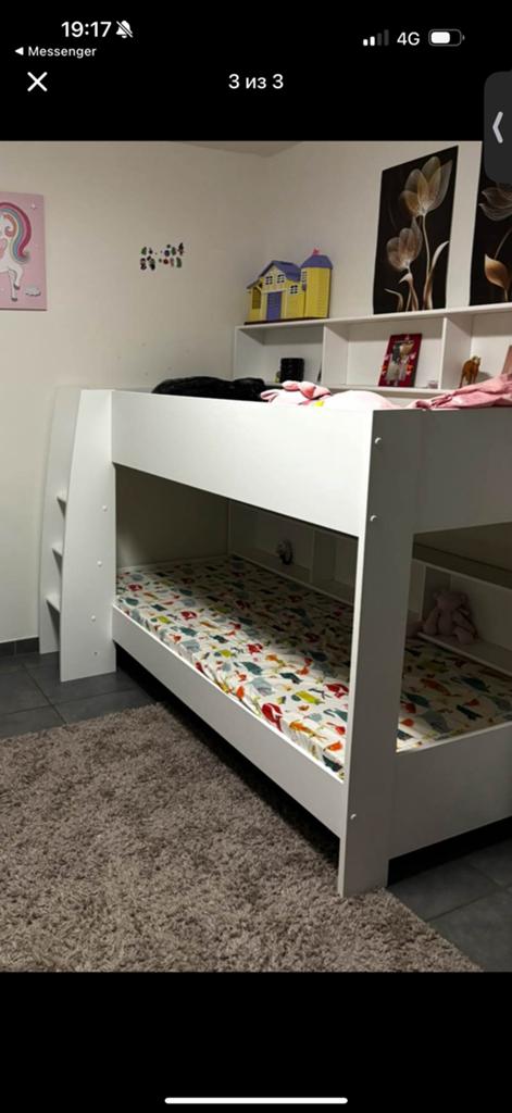 Bed, Kinderen en Baby's, Kinderkamer | Stapelbedden en Hoogslapers, Ophalen, Zo goed als nieuw