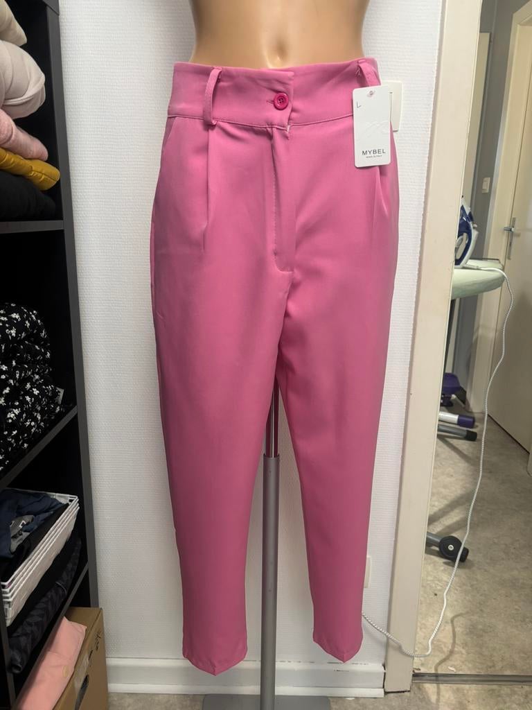 Nieuwe roze jurkbroek, Kleding | Dames, Broeken en Pantalons, Maat 38/40 (M), Nieuw, Ophalen of Verzenden, Roze