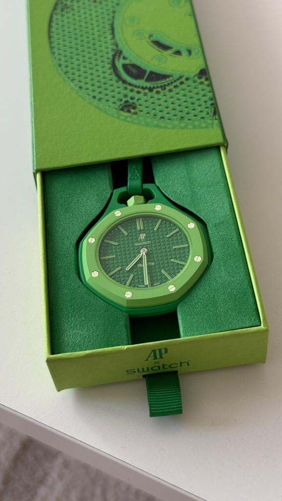 Audemars Piguet x Swatch Royal Pop verte, Enlèvement, Neuf, Swatch