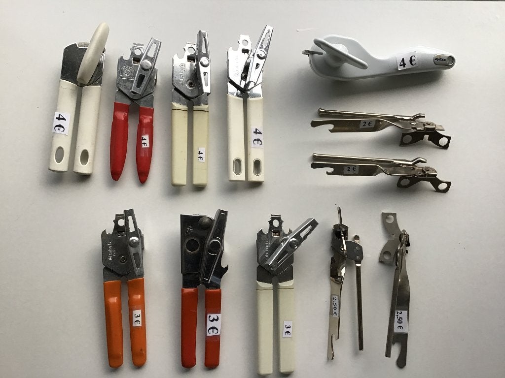 12 ouvre-boîtes et autres ustensiles de cuisine, Maison & Meubles, Enlèvement ou Envoi, Comme neuf