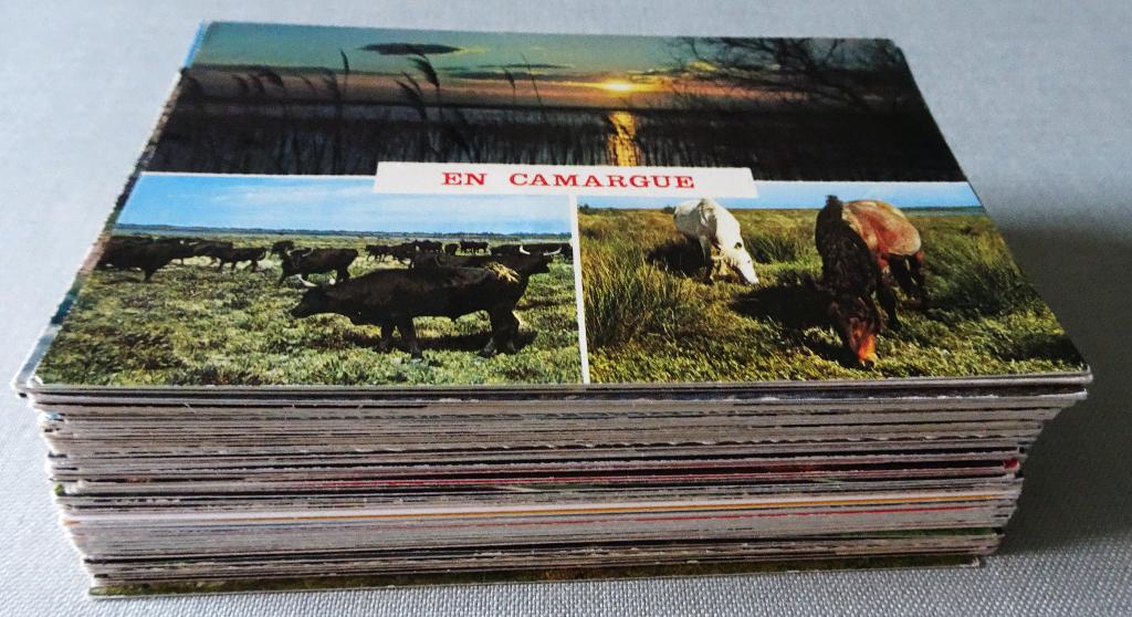 96 postkaarten van de Camargue, Frankrijk, Verzenden, Gelopen, Frankrijk