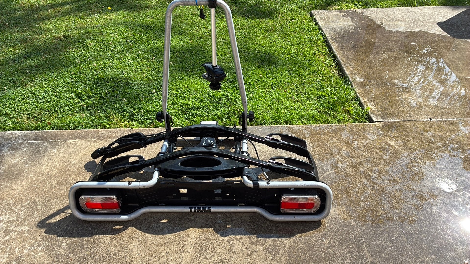 Porte-vélos Thule type ER940, Autos : Divers, Porte-vélos, Support d'attelage, Enlèvement, Utilisé, 2 vélos