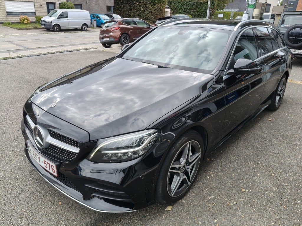 Mercedes break C200D Full AMG Full opt 93DKM Lichte vr. 2020, Autos, Cuir, Achat, Euro 6, Entretenue par le concessionnaire