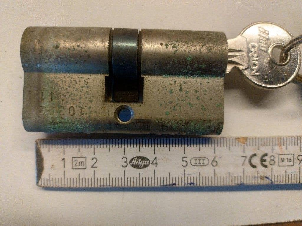 cilinderslot, Enlèvement, Utilisé, Autres matériaux, Clé