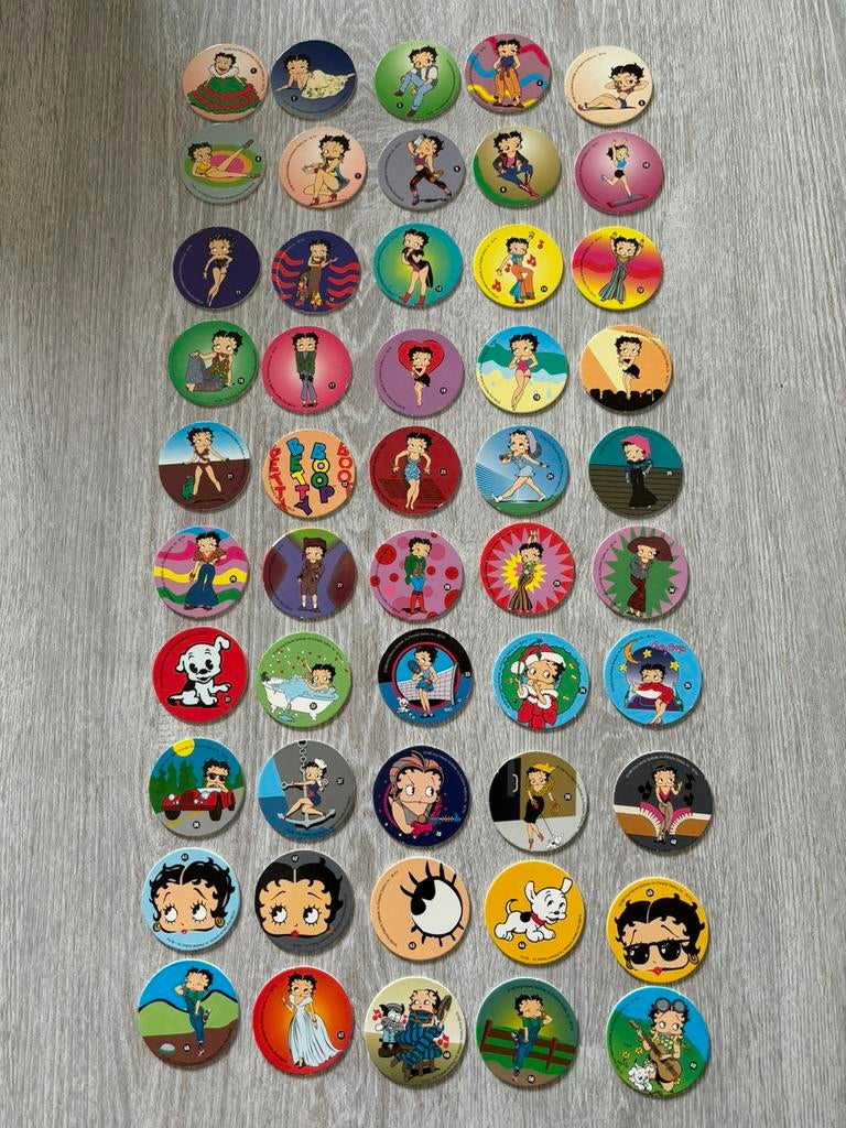 Betty Boop verzamel kaartjes, Verzamelen, Flippo's, Ophalen of Verzenden, Verzameling