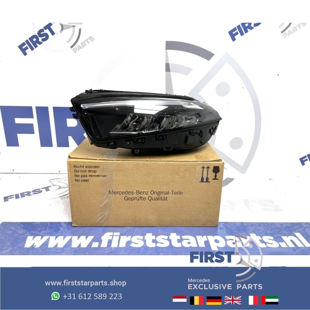A1779065104 W177 V177 FACELIFT HALF LED KOPLAMP LINKS origin, Auto-onderdelen, Gebruikt, -, Ophalen of Verzenden, -