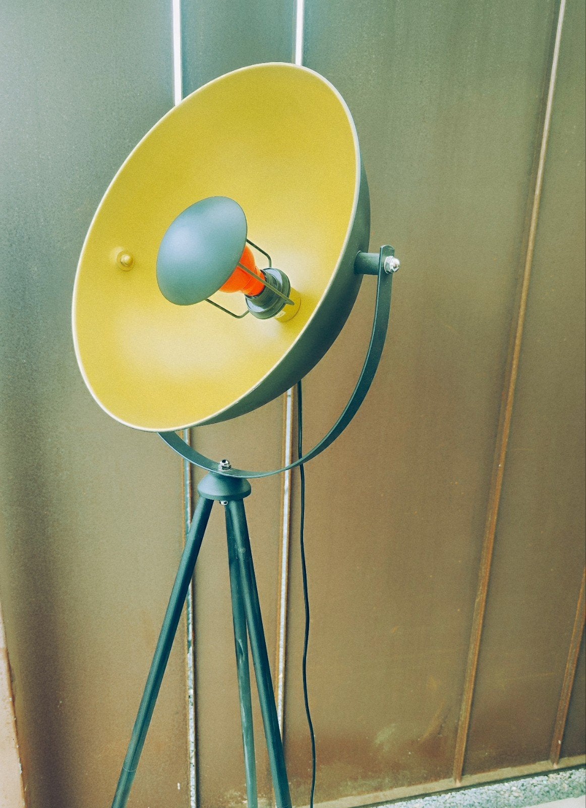 Retro staande vloerlamp, Huis en Inrichting, Ophalen, Gebruikt