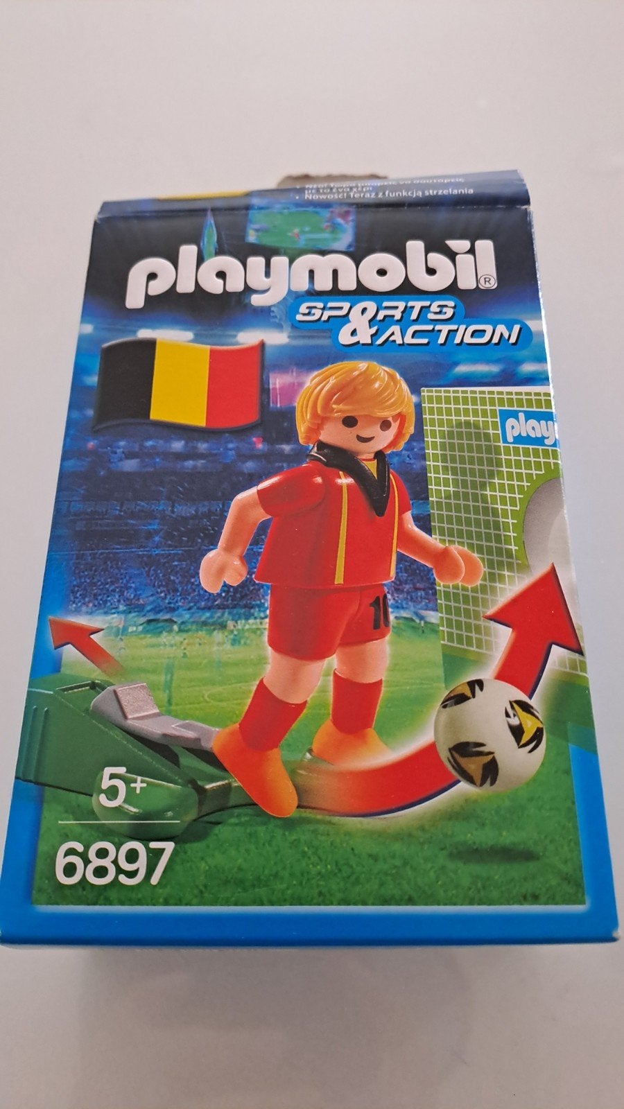 Playmobil voetballer Rode Duivel, Enlèvement