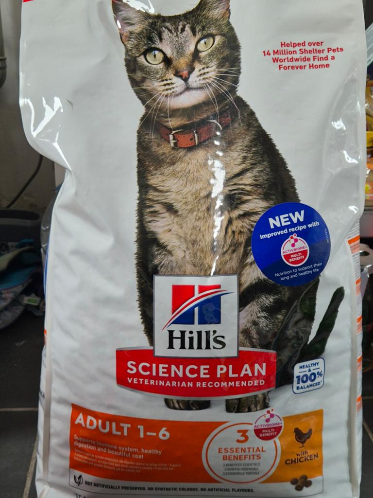 Katteneten hill's science plan 15 kg, Ophalen