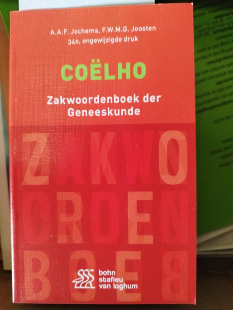 F.W.M.G. Joosten - Coëlho Zakwoordenboek der Geneeskunde, Boeken, Ophalen of Verzenden, F.W.M.G. Joosten; A.A.F. Jochems