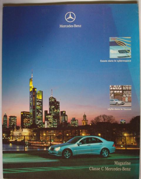 Mercedes-Benz Magazine Classe C 2000 Francfort Brochure Cata, Envoi, Utilisé, Mercedes