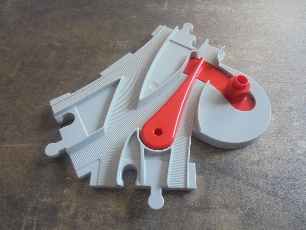Lego Duplo Train Track Switcher (zie foto's) 2, Enlèvement ou Envoi, Utilisé, Briques en vrac, Duplo