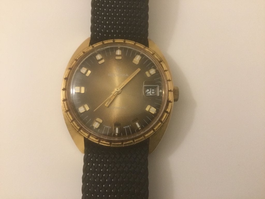 Rodania herenhorloge seventies, Enlèvement ou Envoi, Utilisé, Acier