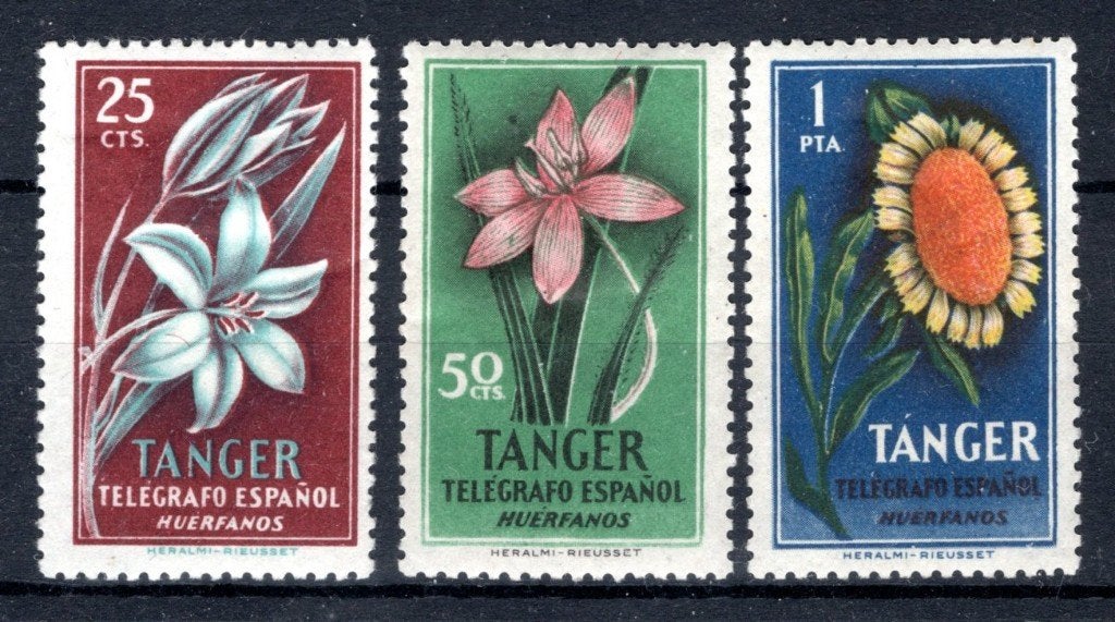 SPANJE TANGER Telegrafo MH flowers 1950, Verzenden, Postfris
