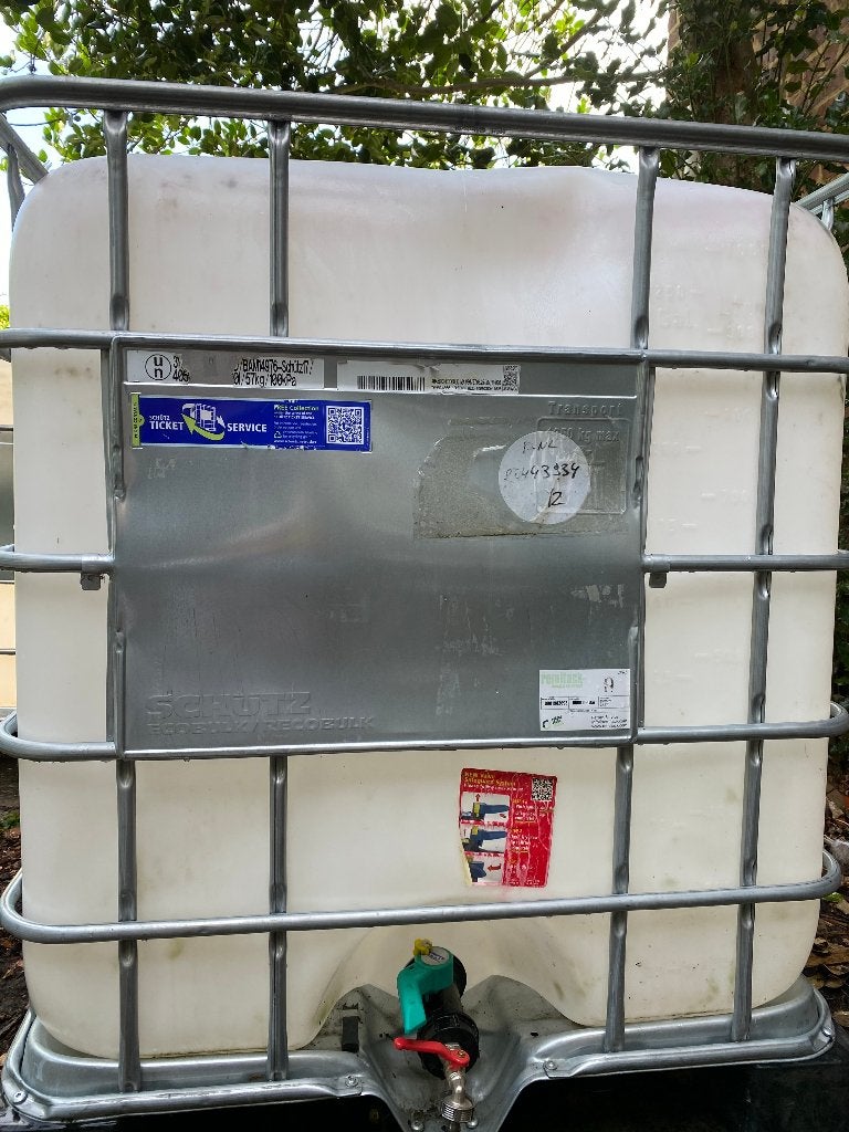 Watertanks 1000l met kranen en toebehoren, 150 litres ou plus, Comme neuf, Synthétique, Enlèvement