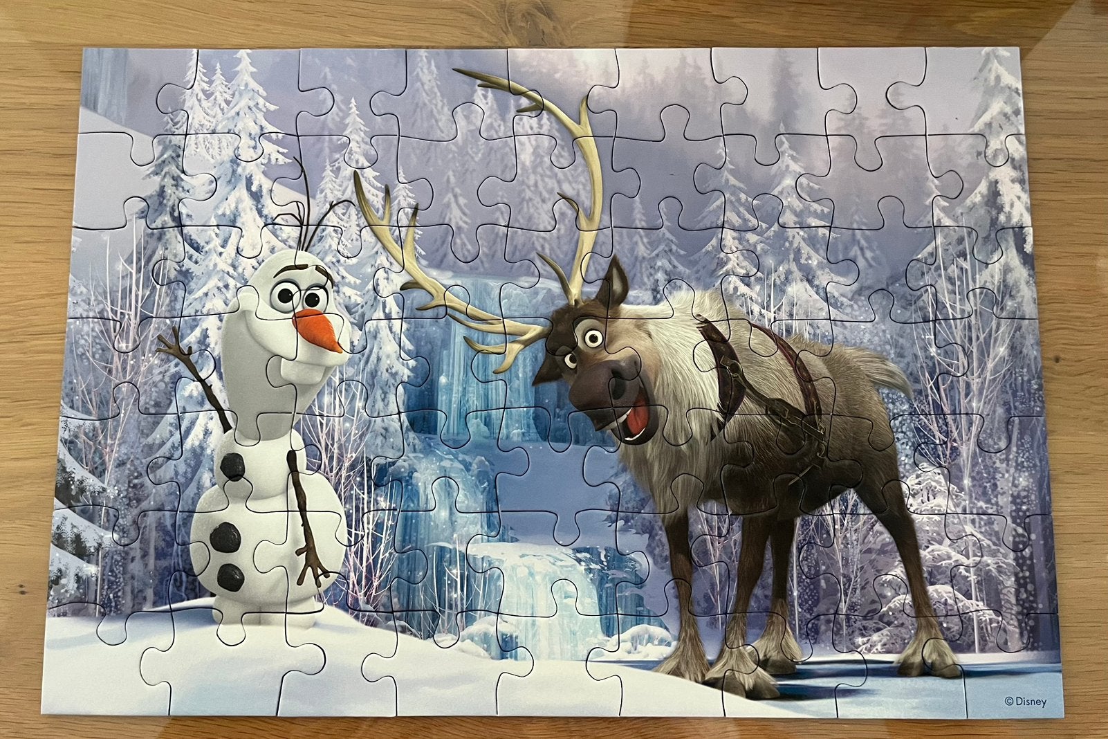 Puzzel Frozen 63 stukken Disney, Enfants & Bébés, Jouets | Puzzles pour enfants, Enlèvement ou Envoi, Plus de 50 pièces, Utilisé