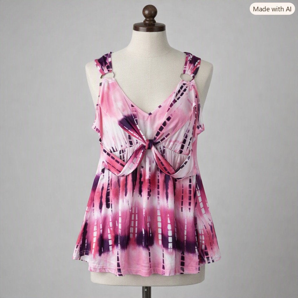 Top d'été, Vêtements | Femmes, Tops, Sans manches, Taille 46/48 (XL) ou plus grande, Rose, Porté